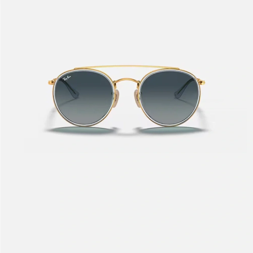 Round Double Bridge Raybans - Picture 2 of 5